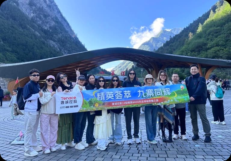 唐诚团队海边共同行动合影